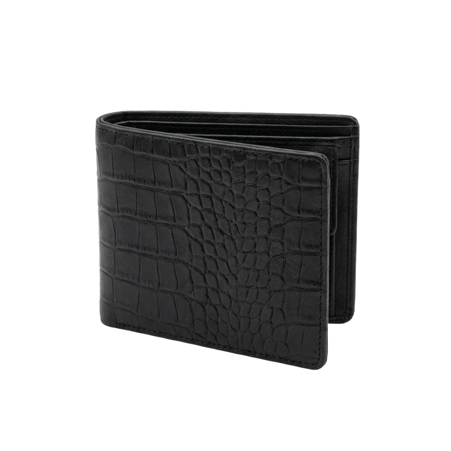 Matching leather croc wallet, free with every bag